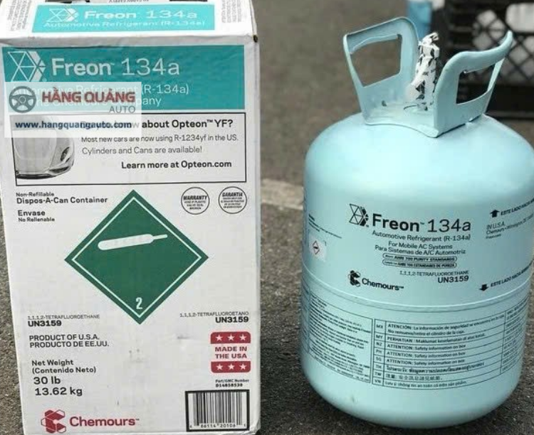 Gas lạnh Freon 134a Mỹ