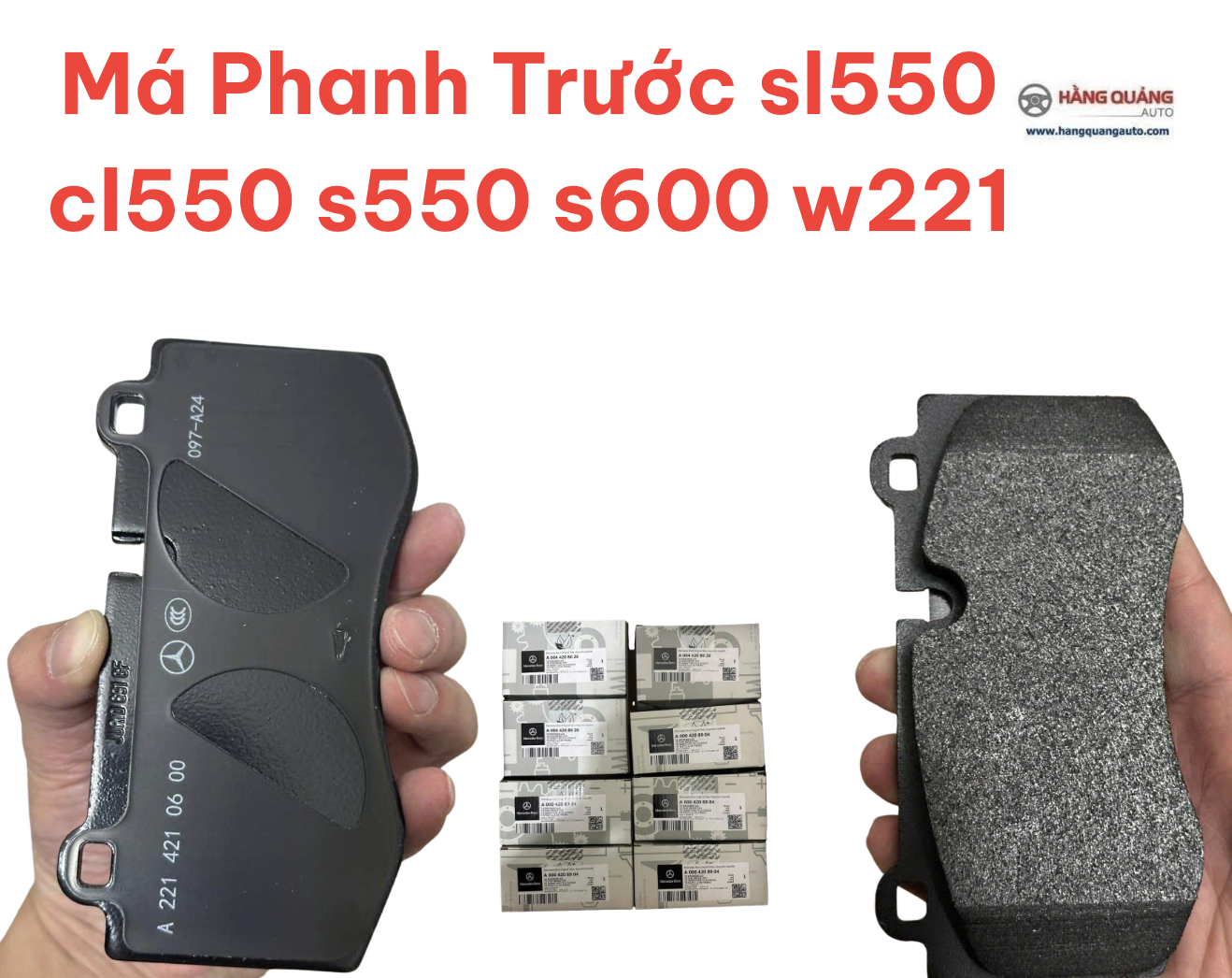 Má Phanh Trước SL550, CL550, S550, S600 W221